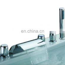 Hydromassage Spa Hand Shower Bathtub Cold Warm Water Hot Tub Mixer Waterfall Faucet Basin Mixer Tap