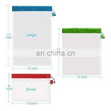 1Pcs/3Pcs/5Pcs Portable Storage Reusable Shopping Bags Mesh Product Bag Washable Eco Friendly Paper Shopping Bag thumbnail-1