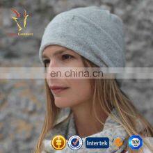 Customized Winter Knitted Cashmere Wool Beanie Hat thumbnail-2