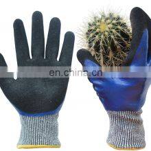 Blue Sandy Nitrile HPPE Sand Blasting Gloves thumbnail-2