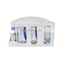 stock Wall Mounted 4 Compartments Acrylic Tissue Box Face Mask Dispenser Box Hand Sanitizer Dispenser