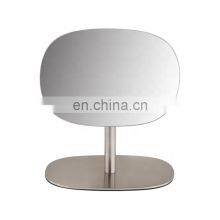 Modern Oval Makeup Mirror High Quality Beauty Desktop 1X 3X Makeup Mirror Stainless Steel Home Decoration Makeup Mirror