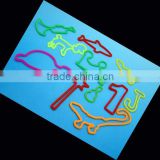 100% silicon assorted colorful elastic bands