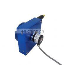 10-30V Voltage Supply 4000mm Rope Encoder Push Pull Output Draw Wire Displacement Position Sensor
