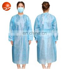 Nonwoven Disposable Protective Isolation Surgical Gown for Doctor/Surgeon/Patient/Visitor/Hospital