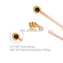 Straight Copper Water Line Kit 14inch Length thumbnail-3