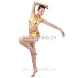 Sexy Modern Jazz Dance Costumes Metallic Sequin Stripe Shorts thumbnail-3