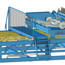 Mechanical Hanging Wire Automatic Net Out and Net Down Mesh Welding Machine for Steel Mesh thumbnail-4