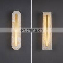 Bedroom Bedside Lamp Modern Simple Living Room Dining Room Alabaster Wall Lamp thumbnail-2