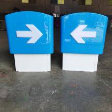 SINOPEC Gas Station Illuminated Entrance/Exit Lightbox With Acrylic Panel, Directional Arrow, and Vacuum-formed Advertising Sign thumbnail-2