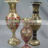 BRASS FLOWER VASE thumbnail-1