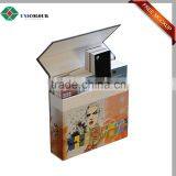 Elegant Design a4 Protable Cardboard Cartoon File Folder With Flaps