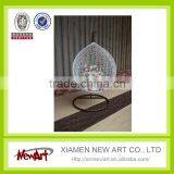 Rattan Bistro Folding Patio Garden Dining Set Vintae Furniture Table and Chairs thumbnail-2