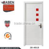 China New Design Single Swing Door Two Color Smooth Surface Solid Wood Door Image for Interior thumbnail-1