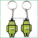 Customized Soft PVC Android Robot Keychain for Promotional Crafts thumbnail-1