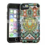 Two in One Cae for Iphone 6 With Colors Pictures Hard PC+TPU Materil More Protective