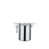 Stainless Steel Airtight Canister with Clamp
