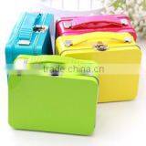 Multicolour Metal Tin With Handle