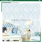 Hot Foaming Non Woven Wallpaper, Romantic Damask Large Size Wall Sticker , Charming Wallcovering Ideas thumbnail-1