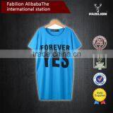 Spot Wholesale Summer Printing Letters Long Short Sleeve T-shirt of Long t Shirt