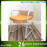 GAOSHENG Plastic Chair With Steel Frame GS-1761 thumbnail-1