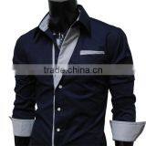 OEM Custom Non Iron Linen Cotton Shirt With Pocket thumbnail-3