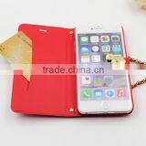 Wholesale Leather Case With Cute Cartoon Buckle, Mobile Phone Case With Hand Lanyard thumbnail-4