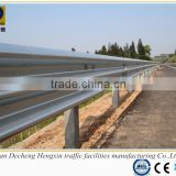 Q235 steel hot dipped highway steel galvanized guardrails