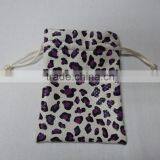 newest customized drawstring cosmetic gift bag printing
