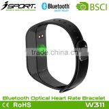 Waterproof Green-Ray Optical Pedometer Wrist Heart Rate Monitor thumbnail-3
