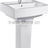 Bathroom Ceramic Pedestal Sink thumbnail-1