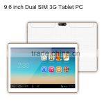 Full function 9.6" IPS screen Quad core pc tablet with 3G +Bluetooth+GPS+FM