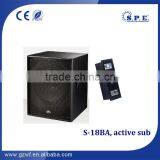 Powered 18 Inch Sub S-18ba Active 18 Inch Subwoofer thumbnail-1