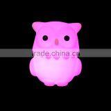 Magic LED Color Changing Festival Decoration Owl Night Light