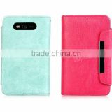 For Nokia Lumia 820 fancy design flip leather case