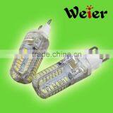 G9 LED 3W 64SMD3014 220V 360 Silicone Mini G9 Bulb