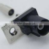 Fakra Male Panel Mount Cable Connector Black Radio Without Phantom Supply