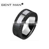 Wholesale New Design Ceramic Solid Carbon Fiber Ring Carbon Filber Ring thumbnail-1