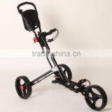 2016 Brand New Fold Light Weight 3 Wheels Push Pull Golf Trolley Manual Golf Cart thumbnail-4
