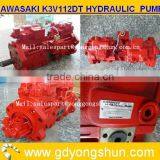 KAWASAKI HYDRAULIC MAIN PUMP K3V112DT,FOR EXCAVATOR VOLVO, HYUNDAI,DAEWOO