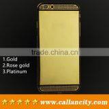 High Quality Gold Rear Cover With Diamonds for Iphone 6s Housing Replacement thumbnail-1
