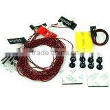 RC Simulated LED Lighting System for Helicopters and Aeroplanes