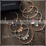 Copper With Gold/rose Gold Plated Bangle thumbnail-2