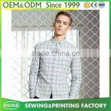 Custom Made High Qulity Men's 100% Cotton Quick Dry Casual Checked Shirt thumbnail-2