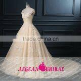 KE181 Real Sample Off- Shoulder Ball Gown Dubai Wedding Dress thumbnail-6