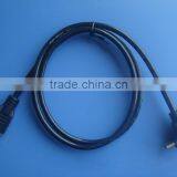 Copper Conductor 7.3mm OD 1.4 Version 100ft Hdmi Cable Support 3D 4K Ethernet