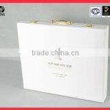 Promotional Print Animal&Rock White Leather Jewelry Box