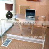 high transparent elegant acrylic computer table