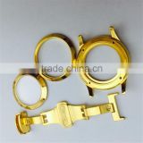 gold luxury famous watch brand assembly real hard soild gold plating watch luxury assembly