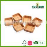 Hot New Products for 2016 6pcs Wood Sauce Bowl-mini Bowl-small Bowl Wholesale thumbnail-4